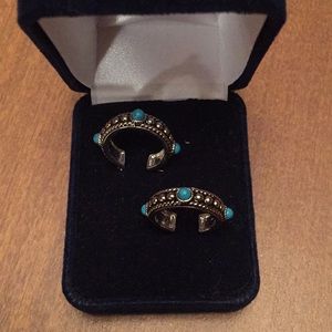 Montana Silversmith Earrings with Turquoise studs